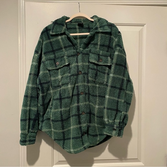 Pacsun Sherpa Shacket - Picture 1 of 4